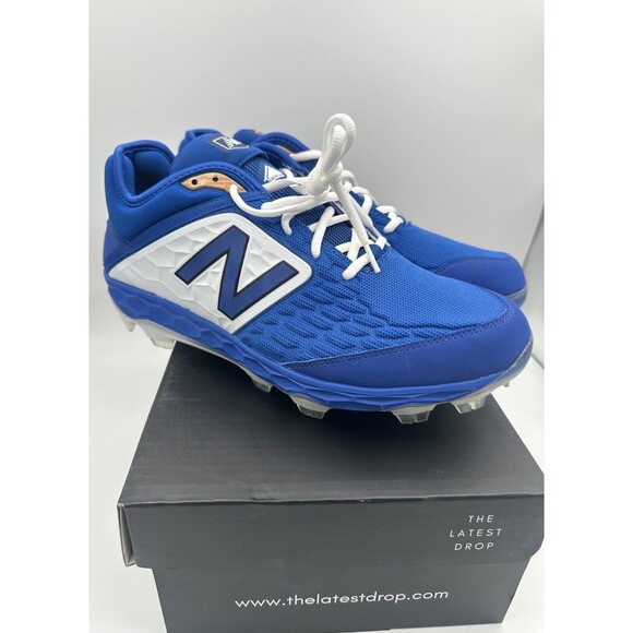 NEW New Balance Fresh Foam PL 3000 men’s blue baseball cleats US size 12.5 EU 47 - Picture 1 of 7